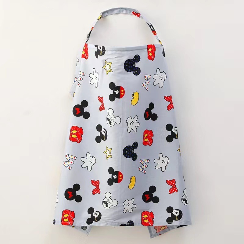 Khăn  choàng cho bú Mon Mon khi ra ngoài đường, lịch sự nơi công cộng