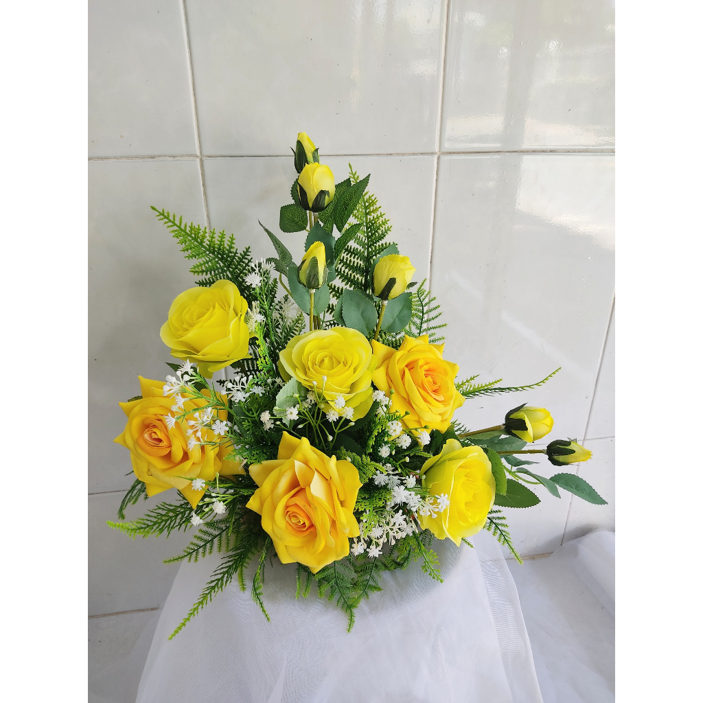 Bình Hoa Lụa Trang Trí Bàn Thờ Giống Thật 99%, Trang Trí Bàn Thờ Chúa, Bàn Thờ Gia Tiên- Nhiều Mẫu Lựa Chọn