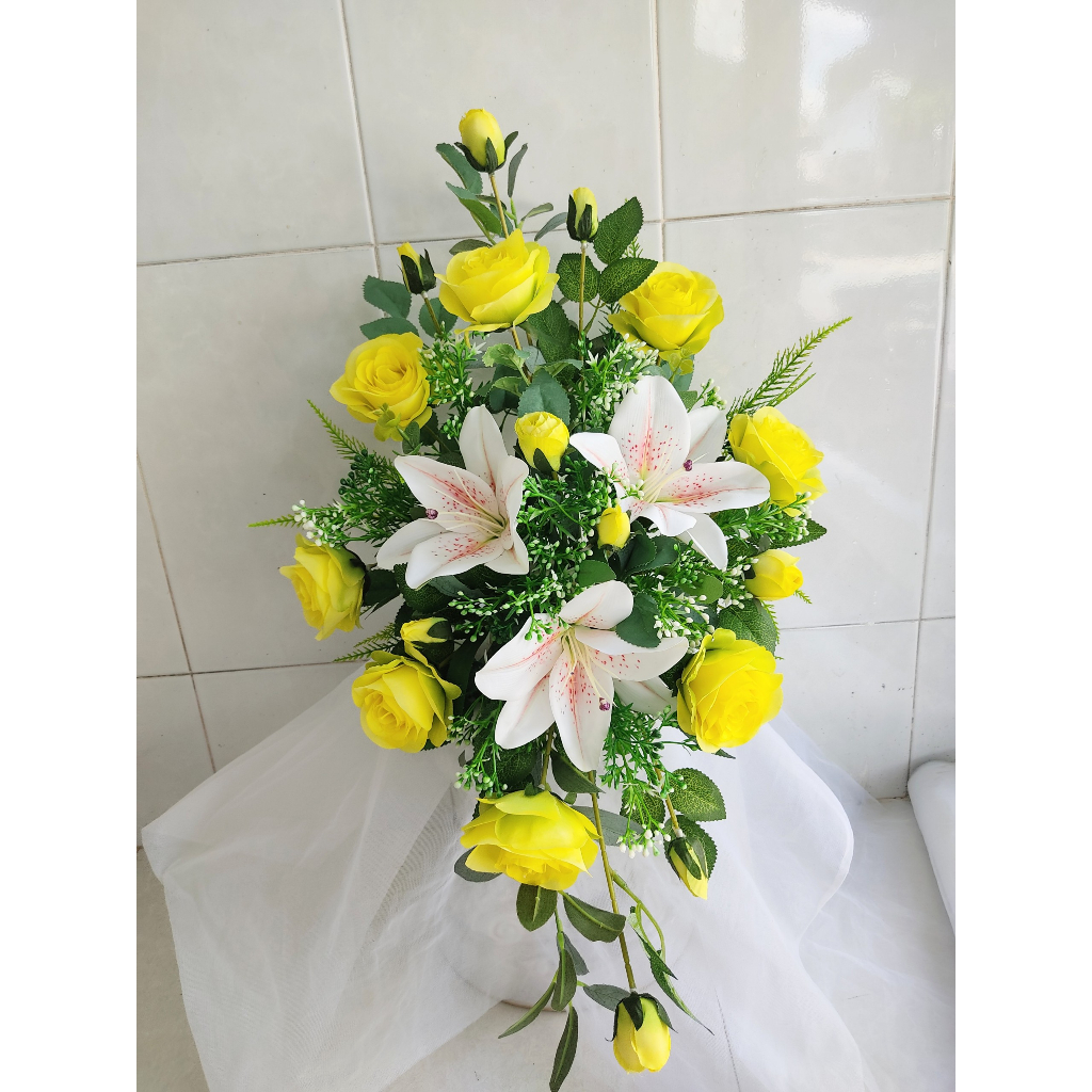 Bình Hoa Lụa Trang Trí Bàn Thờ Giống Thật 99%, Trang Trí Bàn Thờ Chúa, Bàn Thờ Gia Tiên- Nhiều Mẫu Lựa Chọn