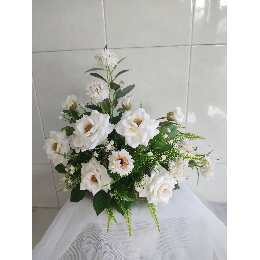 Bình Hoa Lụa Trang Trí Bàn Thờ Giống Thật 99%, Trang Trí Bàn Thờ Chúa, Bàn Thờ Gia Tiên- Nhiều Mẫu Lựa Chọn