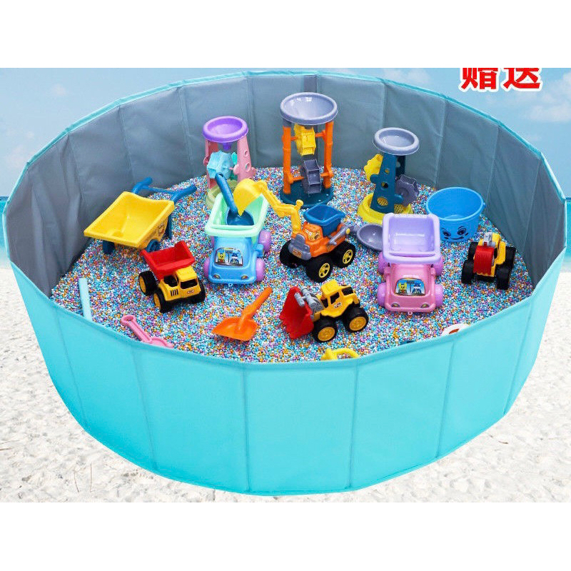 Bể bóng, bể gấp gọn chống va đập dễ dàng mang theo tặng 50 bóng