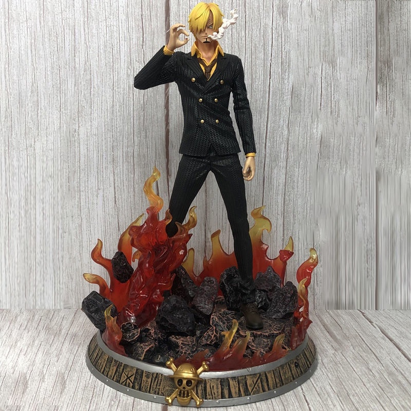 Mô hình One piece - Sanji dáng đứng có base cực đẹp cao 36cm | Figure anime vua hải tặc decor trang trí làm quà tặng