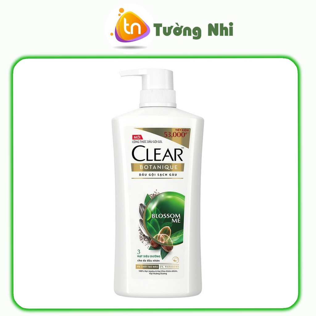 Dầu Gội Sạch Gàu Cho Da Đầu Nhờn Với 3 Hạt Siêu Dưỡng CLEAR 650g