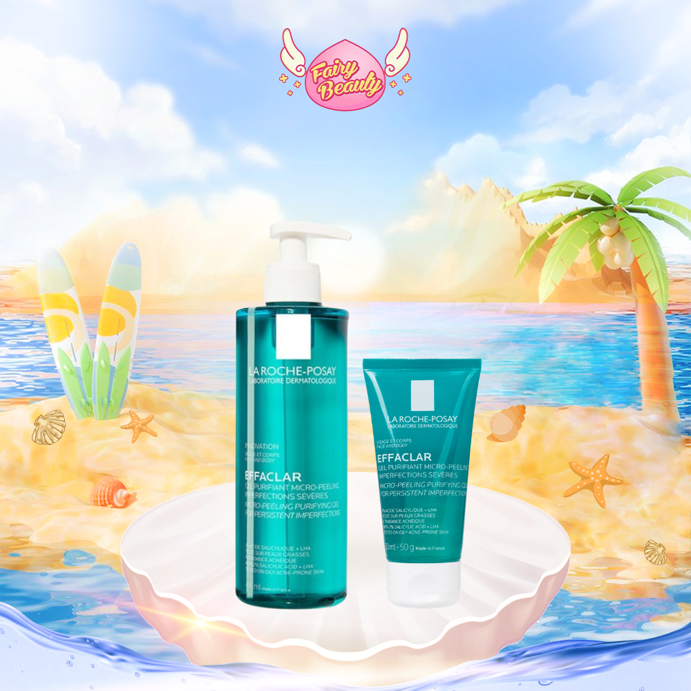 Gel Tắm Ngăn Ngừa Mụn & Viêm Nang Lông Chuyên Sâu Effaclar Micro Peeling Purifying 400/200/50ml
