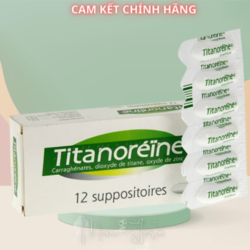 Viên Đặt Trĩ Titanoreine Của Pháp Hộp 12 Viên Đặt Trĩ Chính Hãng