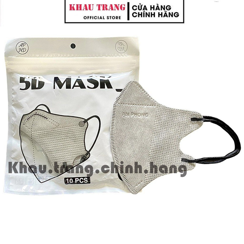 Khẩu Trang 5D THÁI LAN,5D MASK CAREION Kháng Khuẩn,nhiều Màu Lạ Siêu Đẹp