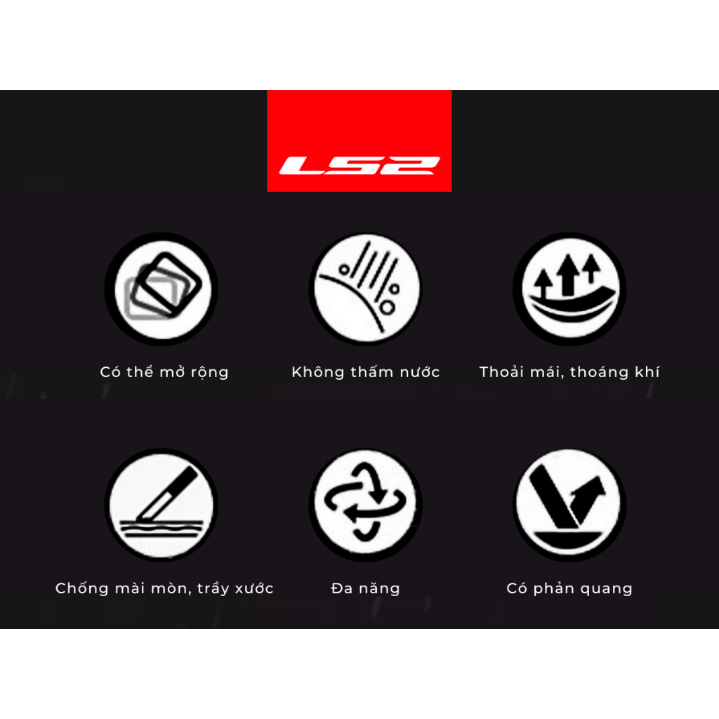 Ba lô LS2 50 lit Carbon - Thương hiệu Tây Ban Nha uy tín cho người đi xe máy