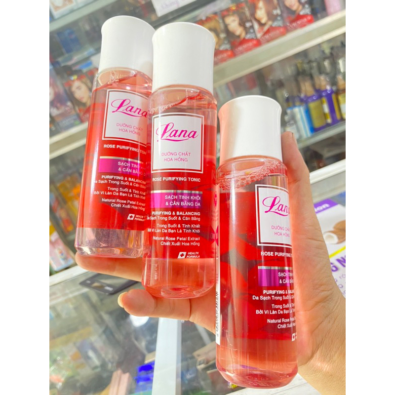 Nước hoa Hồng Lana se khít lỗ chân lông cân bằng cho da 150ml