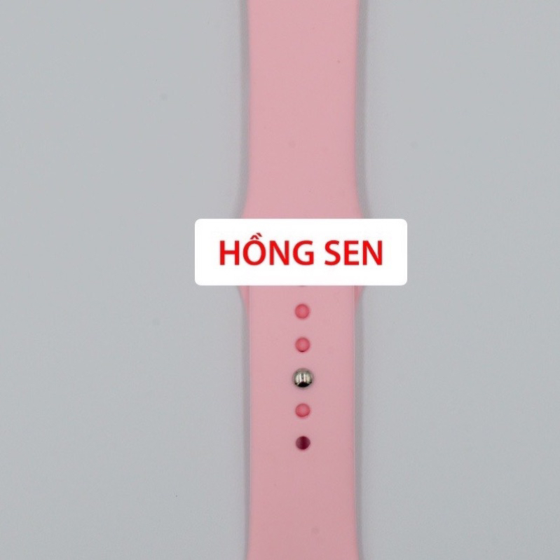 Dây silicon chống bám bẩn cho đồng hồ iWatch 49mm 45mm 44mm 41mm 42mm 40mm 38mm HUSA