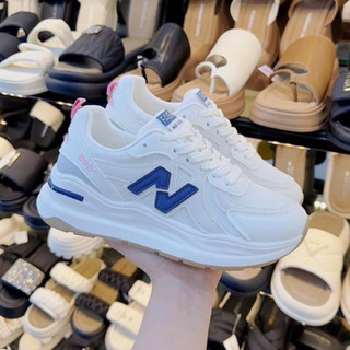 Giày thể thao N sneaker độn đế trắng fullbox cao cấp