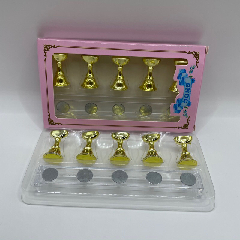 Đế mẫu vẽ móng hình con cờ 5 miếng có nam châm HN NAIL NEW