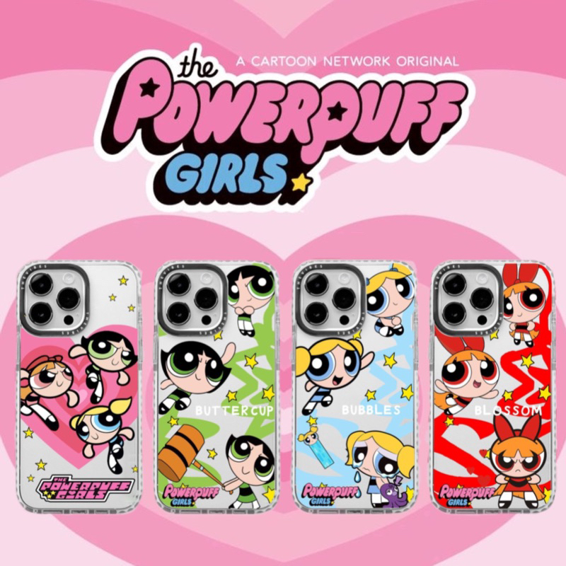 Ốp Lưng Iphone Chống Va Đập Viền Trắng THEVIBES x Powerpuff Girls 11/11promax/12/12promax/13/13promax/14/14promax
