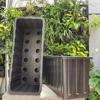 chậu nhựa khay nhựa chữ nhật cỡ lớn trồng cây dài 64cm cao 30cm