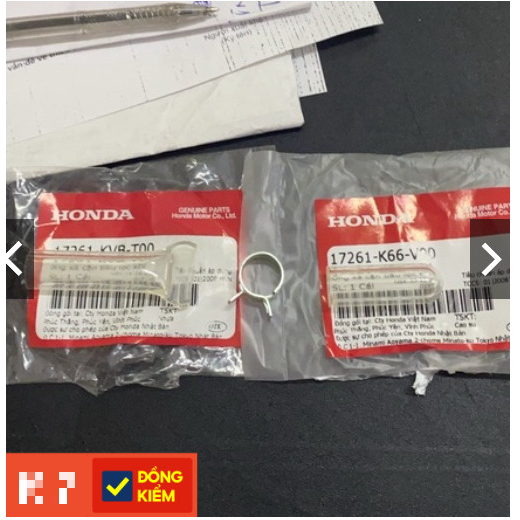 ỐNG XẢ CẶN XE GA ZIN HONDA