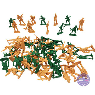 COMPO 10 Lính nhựa Đồ chơi mô hình quân sự lính nhựa size 5 cm War Force Set