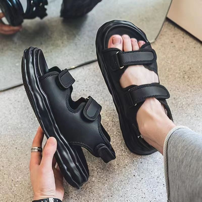 Giày Sandal nam nữ SUXIX23 mới - Giày sandal đế bệt chất lượng cao - quai sau tháo rời