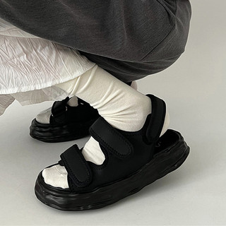 Giày Sandal nam nữ SUXIX23 mới - Giày sandal đế bệt chất lượng cao - quai sau tháo rời