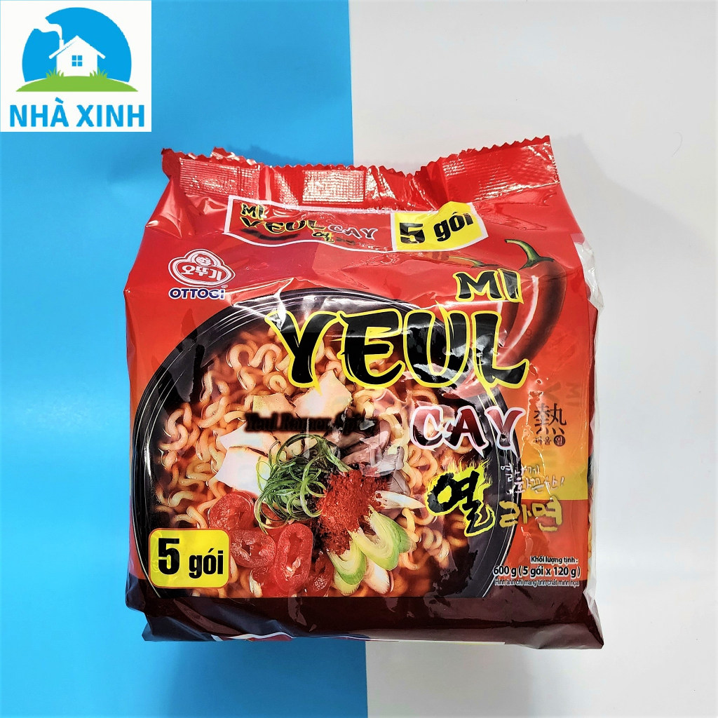 Combo 5 gói Mì YEUL cay Ottogi 120g