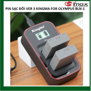 PIN SẠC ĐÔI VER 3 KINGMA FOR OLYMPUS BLN-1