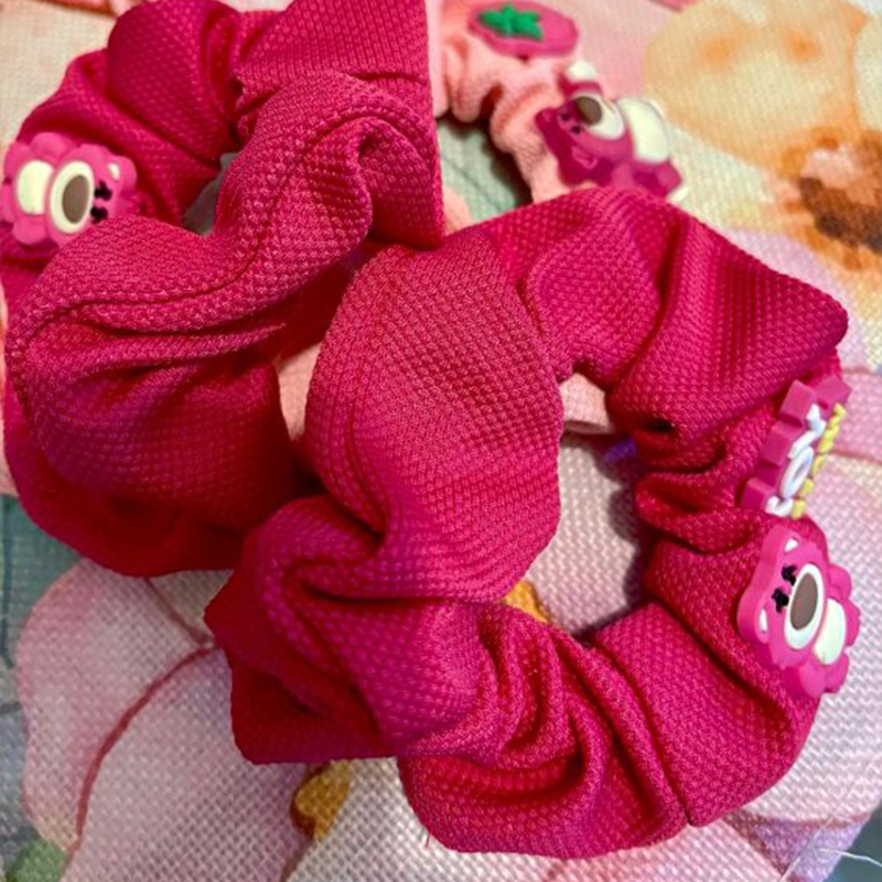 Miumiua🔮Dây Cột Tóc Hình Gấu Dâu Dễ Thương Xinh Xắn Dành Cho Nữ