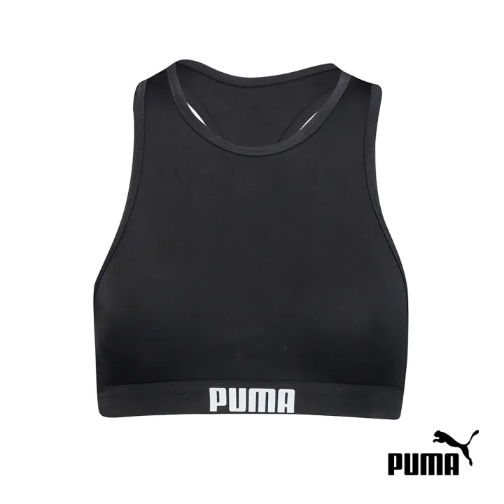 Puma Áo bơi Nữ cổ tròn dáng thể thao- PUMA Swim Women Raceback Swim Top