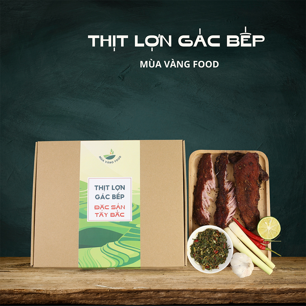 Thịt Lợn Gác Bếp Mùa Vàng Food Chuẩn Vị Tây Bắc