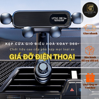 Giá Đỡ Điện Thoại Kẹp Cửa Gió Ô Tô Xe Hơi xoay 360 độ, thoát khí không vướng cửa gió điều hoà, chất liệu cao cấp