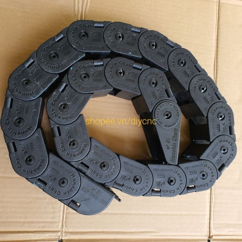 Xích Nhựa Luồn Dây Hàn Quốc cho Máy CNC