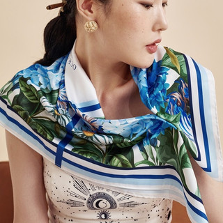 Oceana London - Khăn lụa vuông Rani Scarf