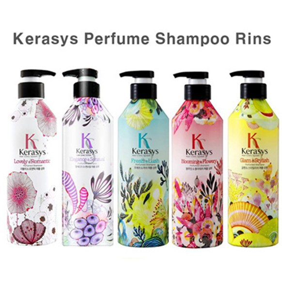 Dầu gội nước hoa hương xạ hương trắng KeraSys Elegance & sesual Hàn Quốc 600ml