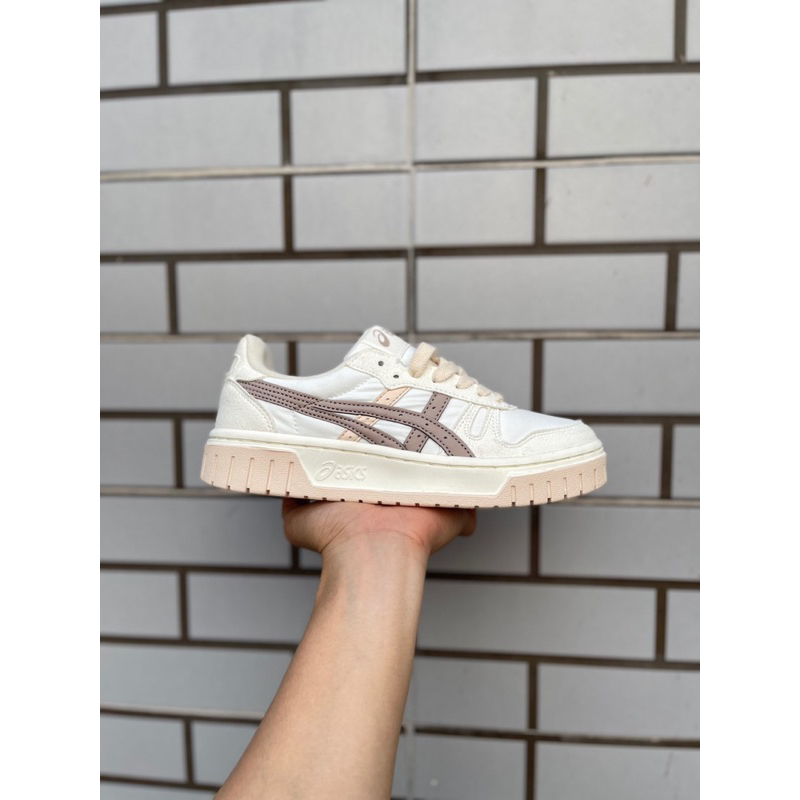 Giày thể thao ASICS COURT sữa hồng nữ