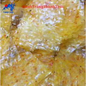Bánh Tráng Miếng Vuông Trộn Tôm Sate Ngon