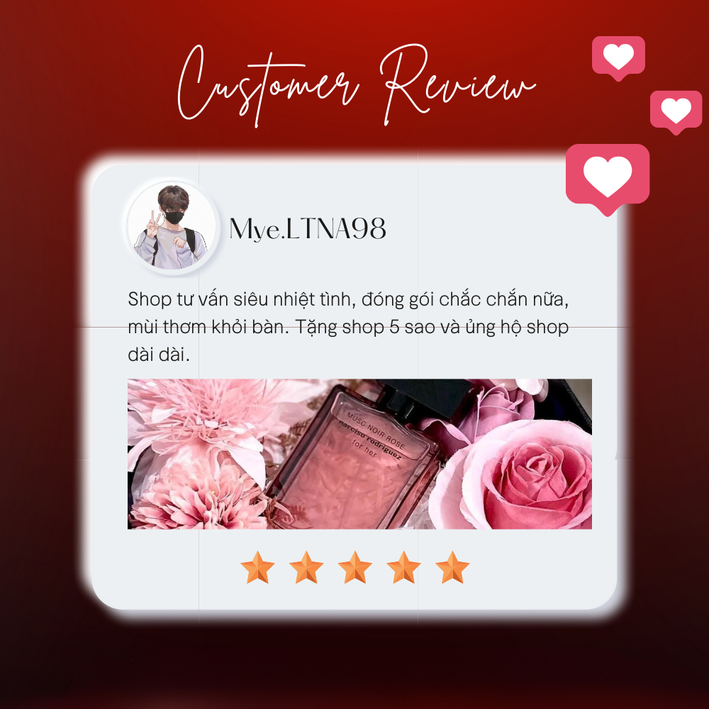 Nước hoa nữ Narciso rodriguez musc noir rose for her edp 10ml - DIANA STORE