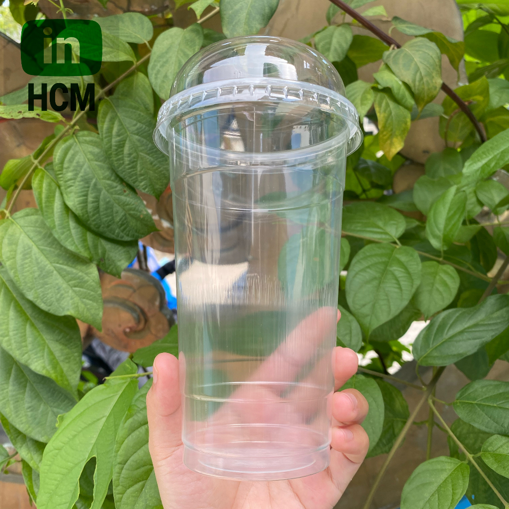 Ly nhựa PP 700ml - Nắp cầu 95 (50 cái)