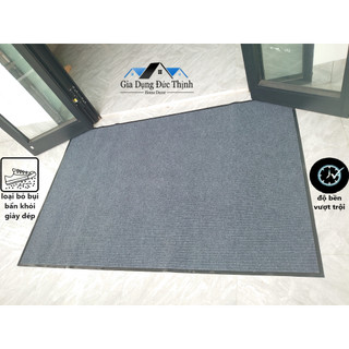 Thảm chùi chân nỉ cỡ lớn đế cao su 1,2x1,8m. Đế cao su chống trơn trượt.