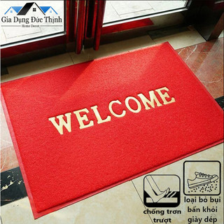 Thảm Chùi Chân Welcome Cỡ Lớn 80x120CM, Trải Phòng Khách, Khách Sạn, Thảm Trải Khách Sạn, Siêu Thị Điện Máy, Tòa Nhà Lớn