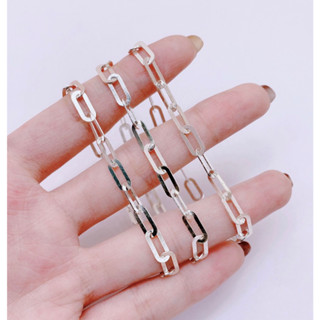  Lắc tay Bạc ta cho nữ dạng Lắc Xích  đơn giản cá tính TTA Jewelry L100 