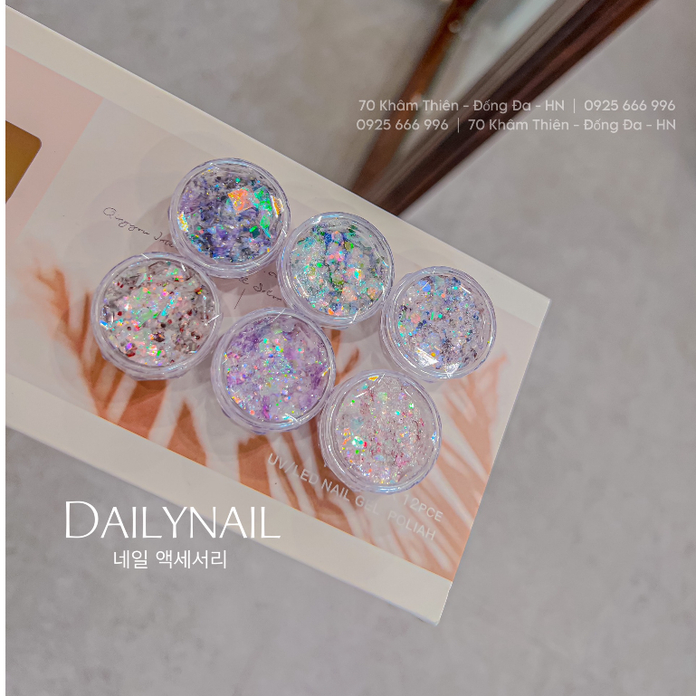 Nhũ Sequin Daily mix ẩn móng
