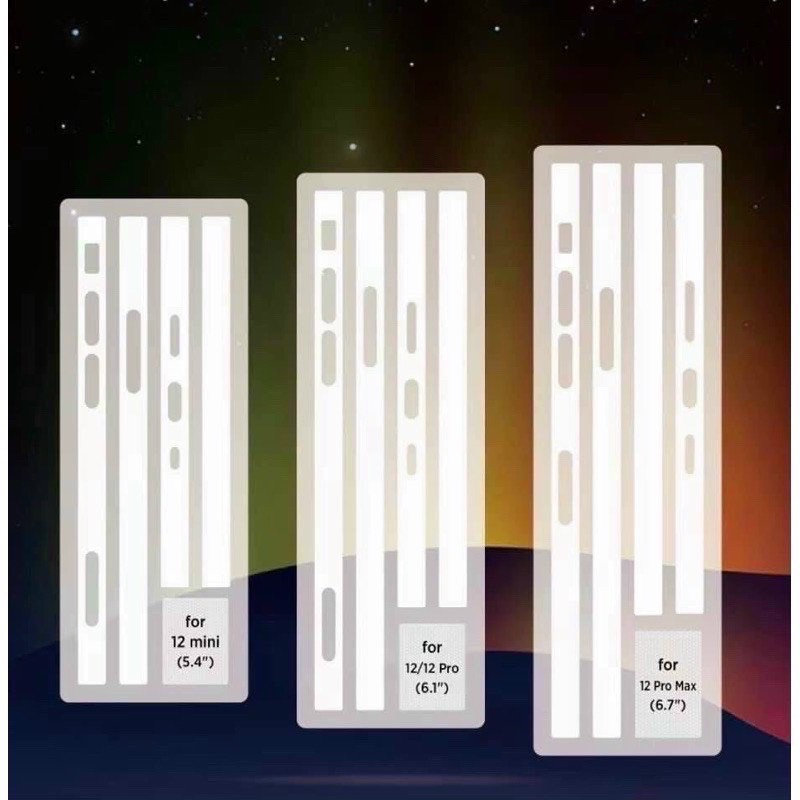 Dán viền PPF trong suốt siêu dính dành cho IPhone 12/12PRO/12PROMAX/13/13PRO/13PROMAX/14/14PRO/14PLUS/14PROMAX