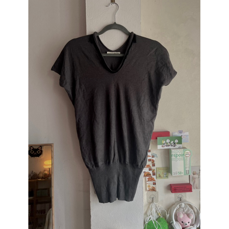 | Serie 7 |  Áo/ Top vintage xám chì brand size 1