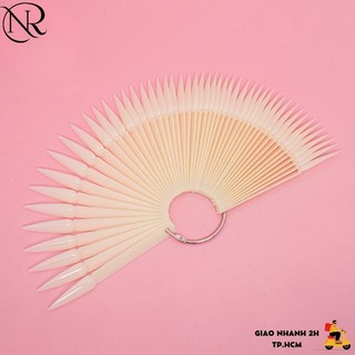 Móng que tập sơn - móng que nail đầu nhọn (1 bịch 40 que) - Nails Red