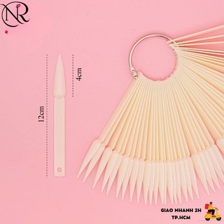 Móng que tập sơn - móng que nail đầu nhọn (1 bịch 40 que) - Nails Red