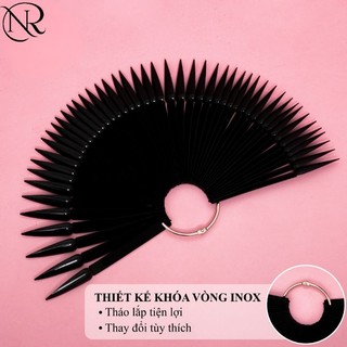 Móng que tập sơn - móng que nail đầu nhọn (1 bịch 40 que) - Nails Red