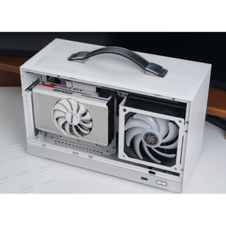 [PCNGON] Vỏ case máy tính Mini ITX Shiny Snake S400 – Trắng (Kèm Riser 3.0)