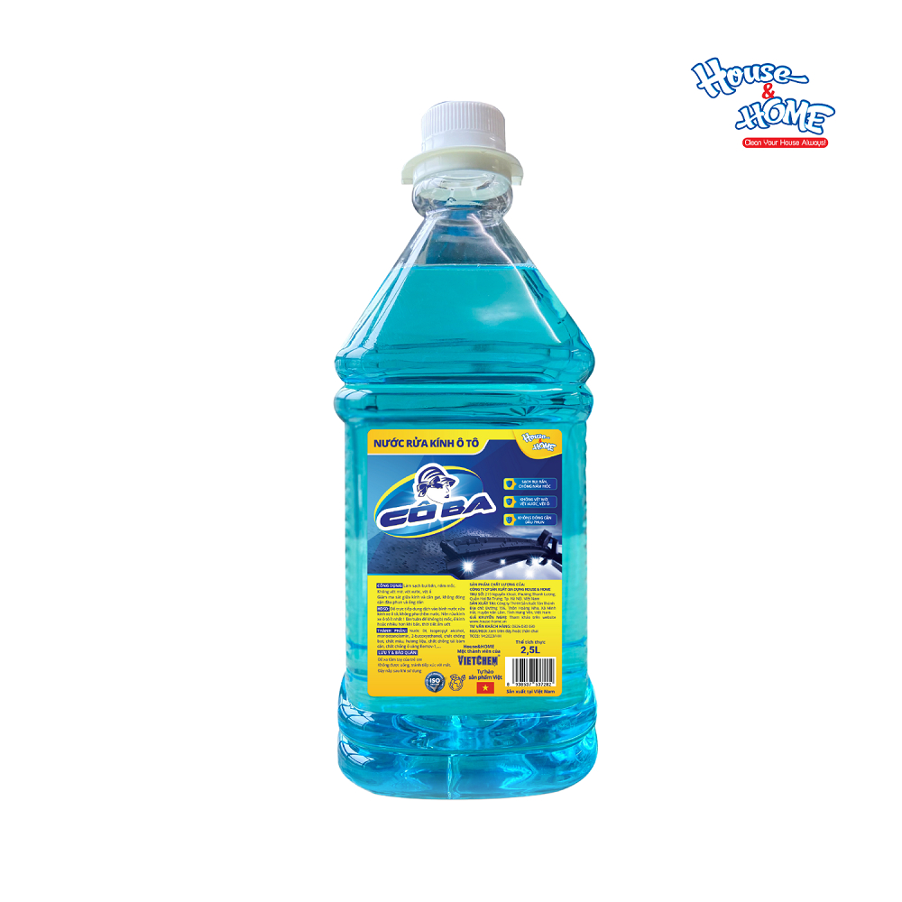 Nước rửa kính ô tô House & Home CôBa chai 2,5L