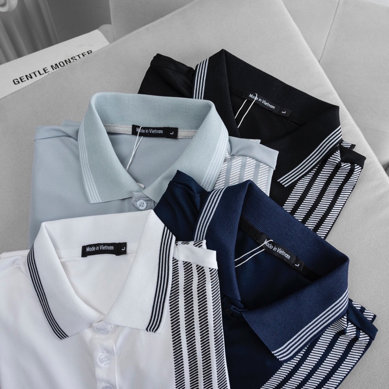 ÁO POLO NAM- ÁO CỔ BẺ HÈ NAM CINOMAN VẢI COTTON GAI MÁT LẠNH