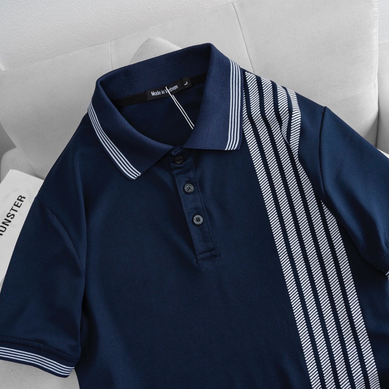 ÁO POLO NAM- ÁO CỔ BẺ HÈ NAM CINOMAN VẢI COTTON GAI MÁT LẠNH