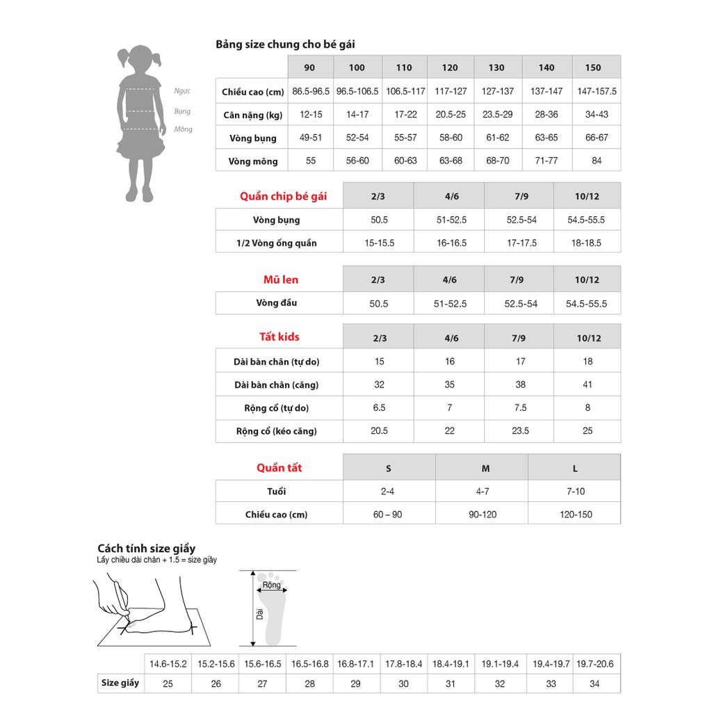 Combo 3 quần lót bé gái CANIFA chất liệu cotton in hình 1US22A010