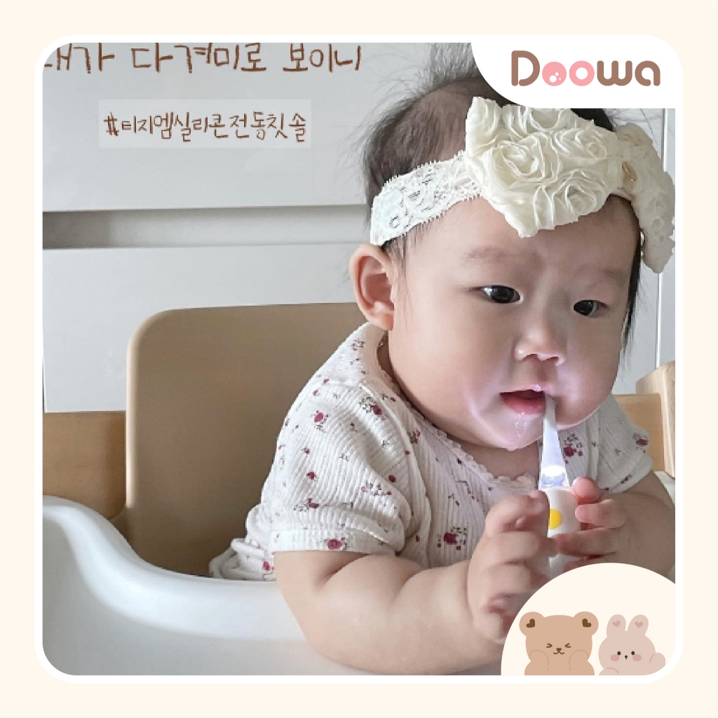 Bàn chải điện đánh răng cho bé TGM, bảo vệ răng miêng từ 6 tháng tuổi - Doowa store