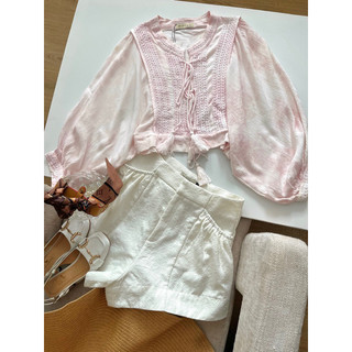 áo phối ren Camie top